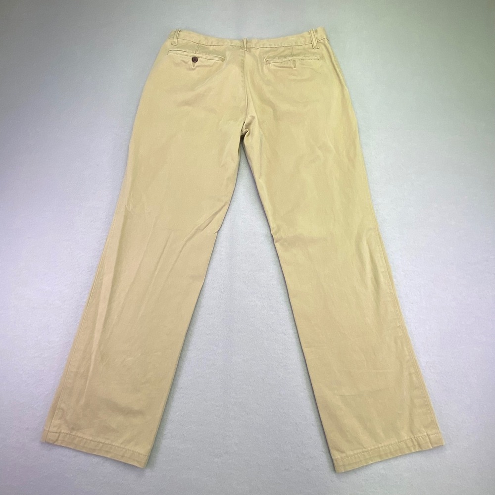 Eddie Bauer Pants Men's 34x34 Khaki Chino Legend Wash Straight Leg Office Wear - Picture 2 of 11